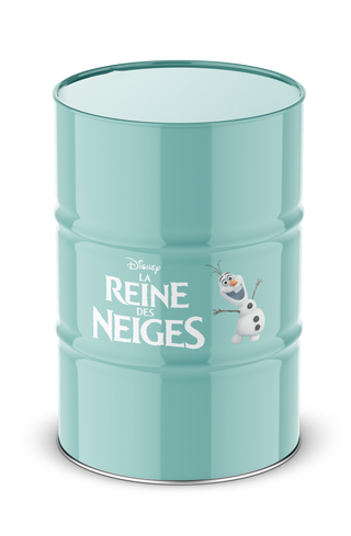 Baril décoratif LA REINE DES NEIGES