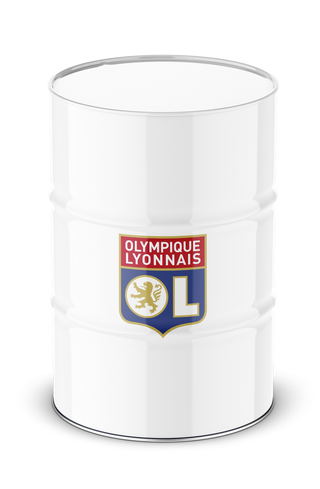 Baril décoratif Olympique Lyonnais