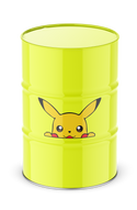 Baril décoratif PIKACHU